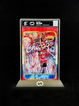 Michael Jordan Chicago Basketball Art Card